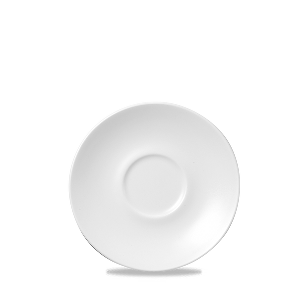 White  Cappuccino Saucer 6.25" Box 24