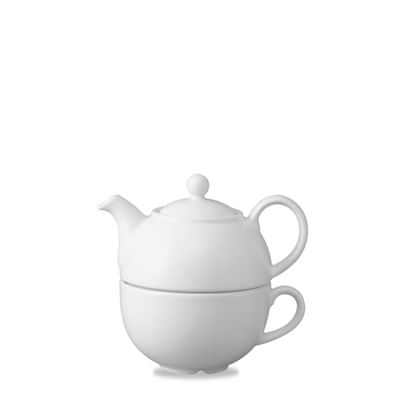 White Cafe One Cup Teapot 13Oz Box 4