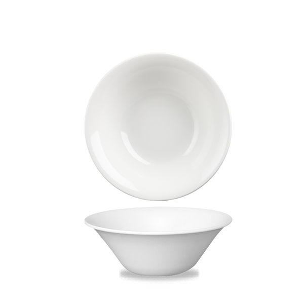 White Med Small Salad Bowl 6.5" Box 12