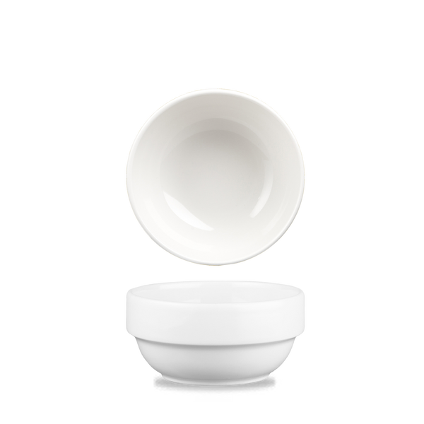 White Profile Stacking Bowl 12.6Oz Box 6