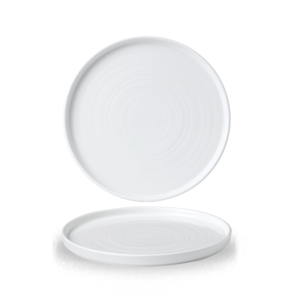 White  Walled Plate 8.67" Box 6