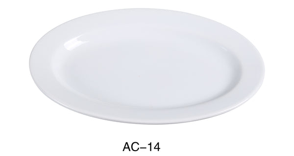 Yanco Abco Chinaware 13" X 8 1/2" OVAL PLATTER