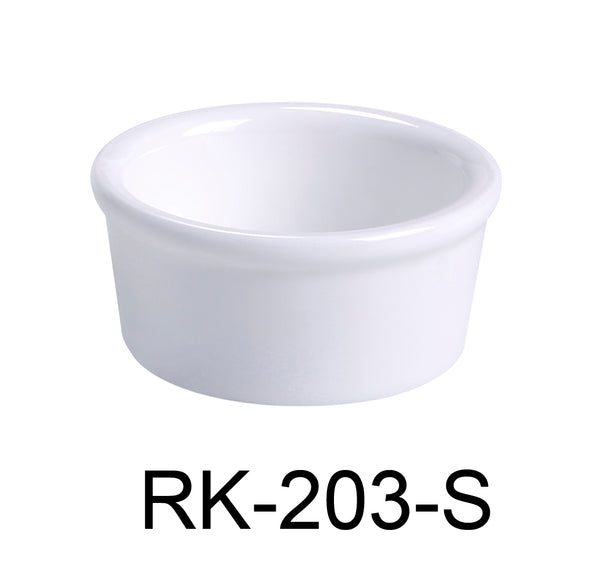 Yanco Accessories Chinaware 2 3/4" X 1 1/4" RAMEKIN 3 OZ