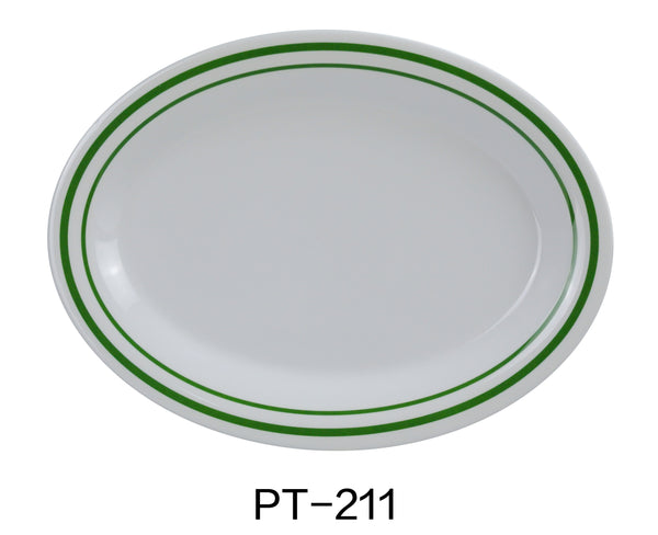 Yanco Pine Tree Melamine 11 1/2" X 8" OVAL PLATTER