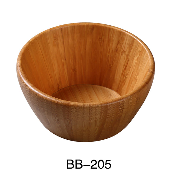 Yanco Bamboo & Wood Bamboo 5 3/4" X 2 1/2" SMALL BOWL 15 OZ