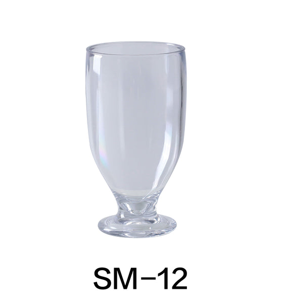 Yanco Stemware Plastic 12 OZ BEVERAGE 3" X 5 3/8"