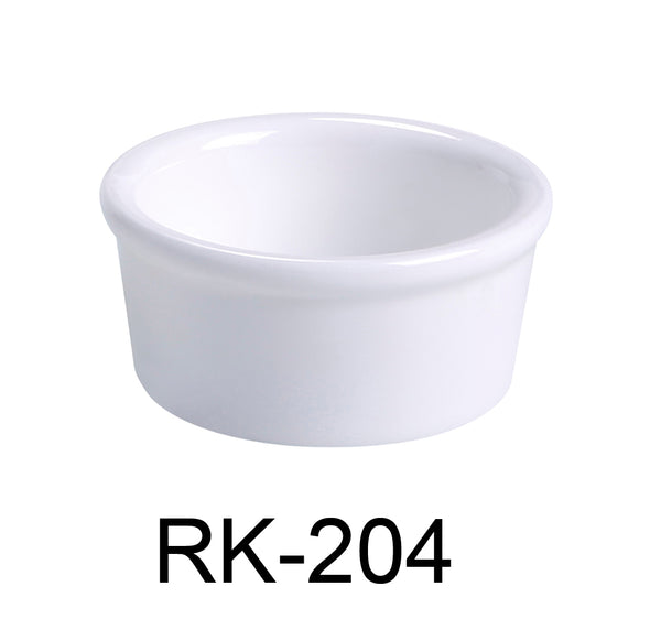 Yanco Accessories Chinaware 3 1/4" X 1 1/2" RAMEKIN 4 OZ