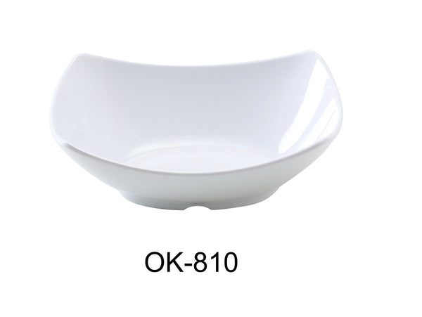 Yanco Osaka Melamine 9 3/4"X7 1/2"X3" RECTANGULAR BOWL 42 OZ