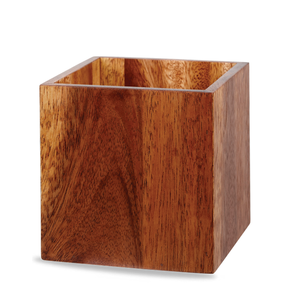 Wood  Buffet Cube - Medium 6" Op Stk 4