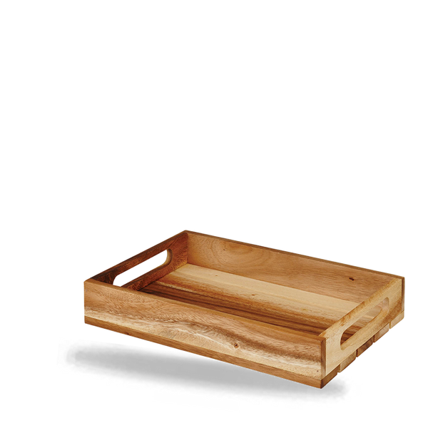 Wood Medium Rect Crate 30X20X4.8Cm Box 4