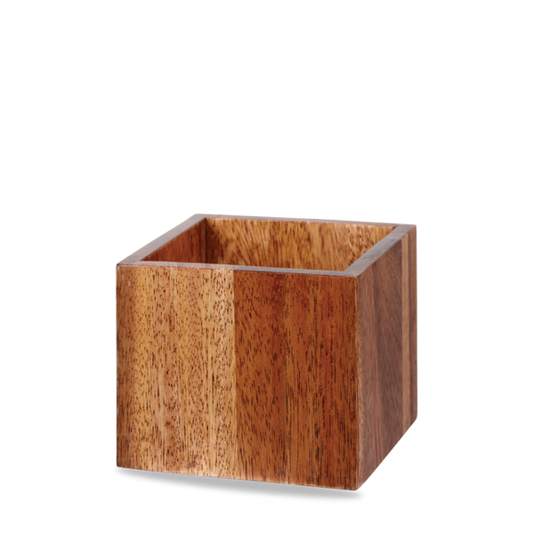 Wood  Buffet Cube - Small 4.8" Op Stk 4