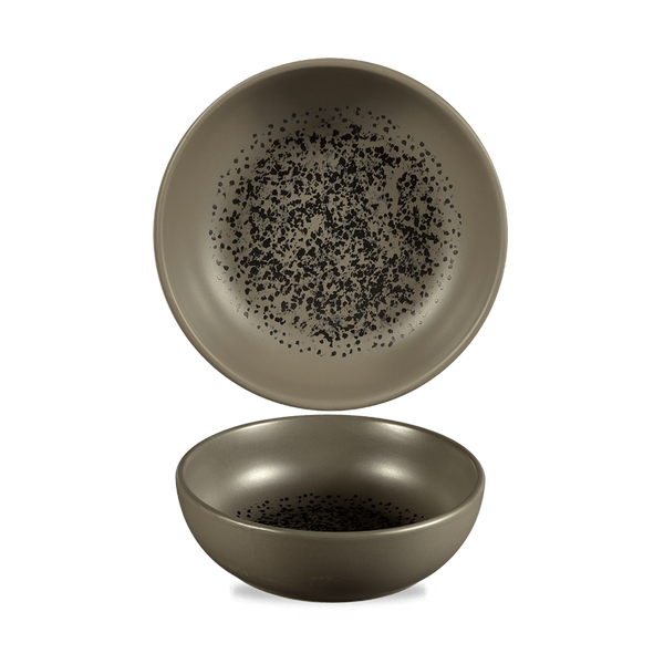 Menu Shades Caldera Flint Grey  Bowl 5.25" Box 6