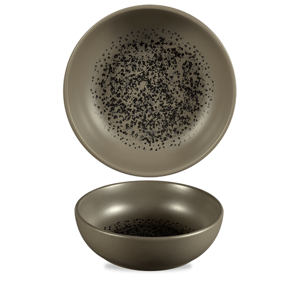 Menu Shades Caldera Flint Grey  Bowl 6.25" Box 6