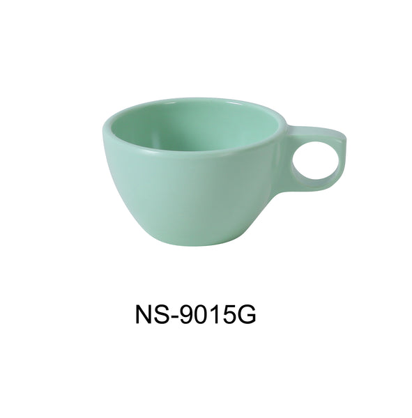 Yanco Nessico Melamine 3 3/4" OVIDE CUP 7 OZ GREEN