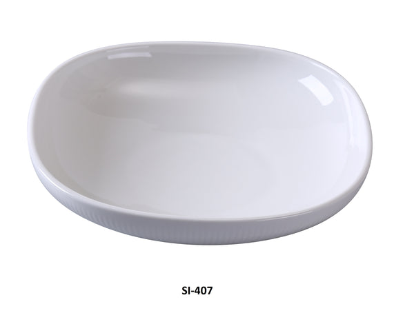 Yanco Siena Chinaware 7" X 1 5/8" SQUARE BOWL 16 OZ