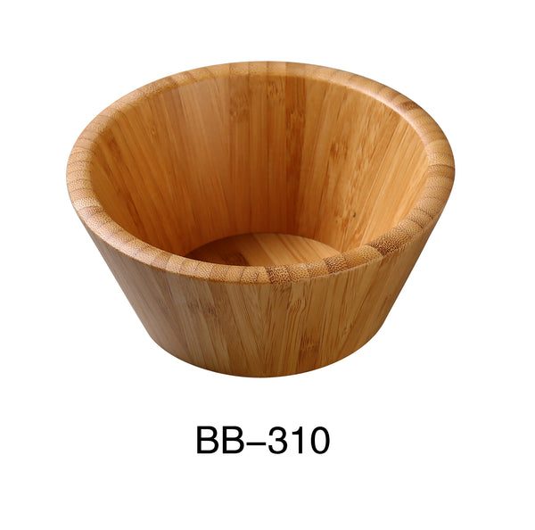 Yanco Bamboo & Wood Bamboo 9 3/4" X 4" SALAD BOWL 3 QT