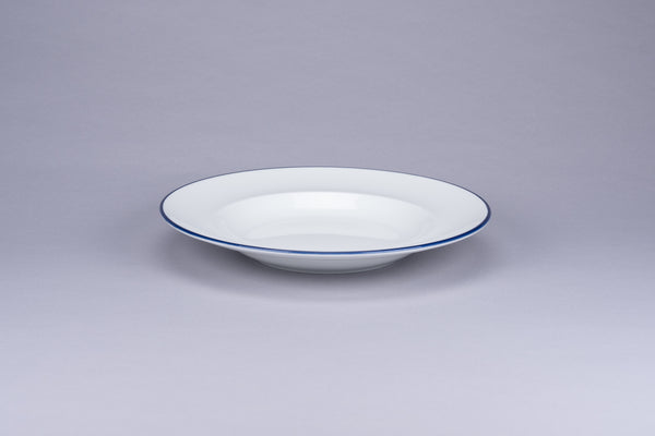 RIMZ COFFEE CUP WITH BLUE RIM, 9.4 OZ