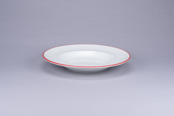 RIMZ COFFEE CUP WITH RED RIM, 9.4 OZ