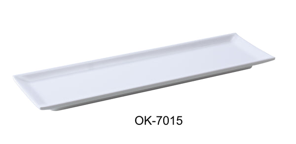 Yanco Osaka Melamine 14 1/2" X 4 1/4" SUSHI PLATE