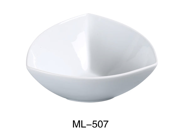 Yanco Main Land Chinaware 7" TRIANGLE BOWL 24 OZ