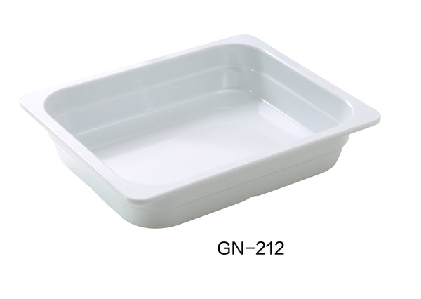 Yanco GN Pan Melamine 12.8" X 10.43" X 2.56" / 325 X 265 X 65mm PAN ,GN 1/2, 2.3L