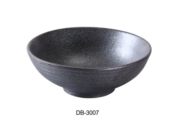 Yanco Diamond Black Chinaware 6 3/4" X 2 3/4" SOUP BOWL 24 OZ