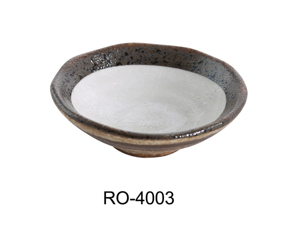 Yanco Rockeye Chinaware 3 1/2" SAUCE DISH 1.5 OZ