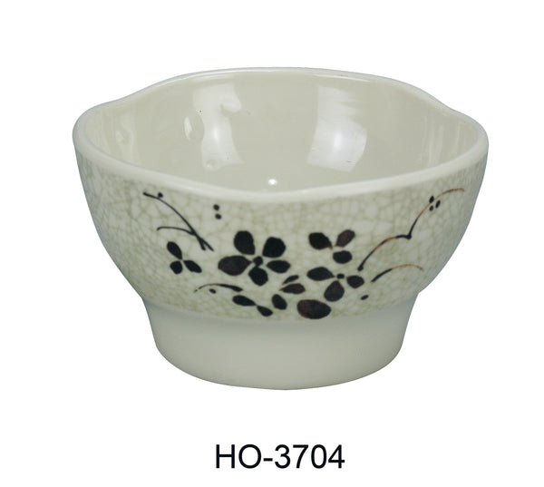 Yanco Honda Melamine 4 1/4" X 2 1/2"H RICE BOWL 8 OZ