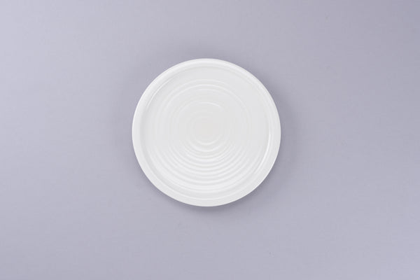 Selva Basics FLAT COUPE PLATE, 6.3"D, WHITE