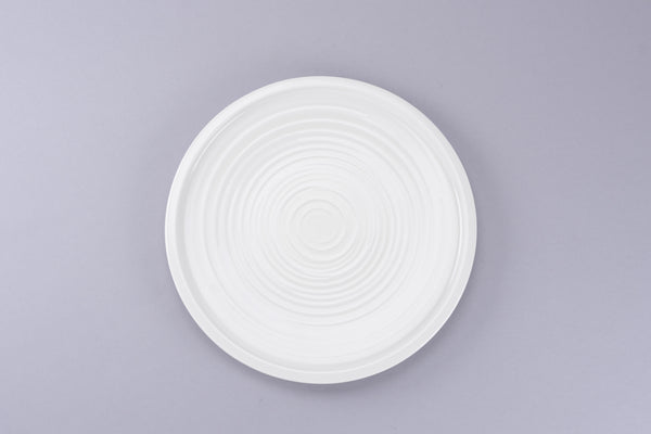 Selva Basics FLAT COUPE PLATE, 9.4"D, WHITE