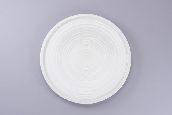 Selva Basics FLAT COUPE PLATE, 11"D. WHITE
