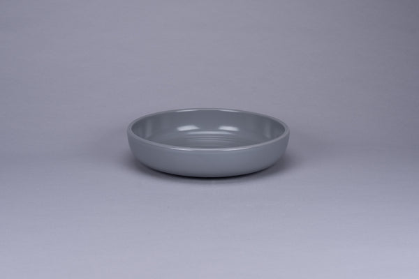 Selva Basics ROUND DEEP COUPE PLATE, 7.9"D, 30.4 OZ, GREY