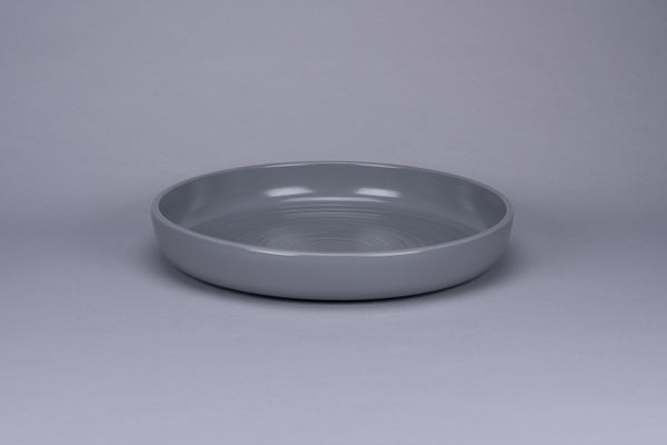 Selva Basics ROUND DEEP COUPE PLATE, 11"D, 58.5 OZ, GREY