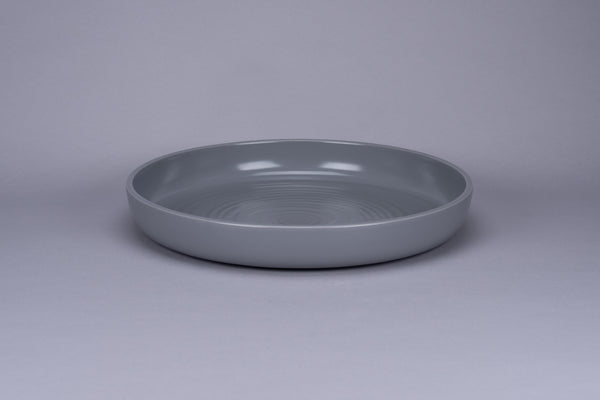 Selva Basics ROUND DEEP COUPE PLATE, 11.7"D, 72.7 OZ, GREY