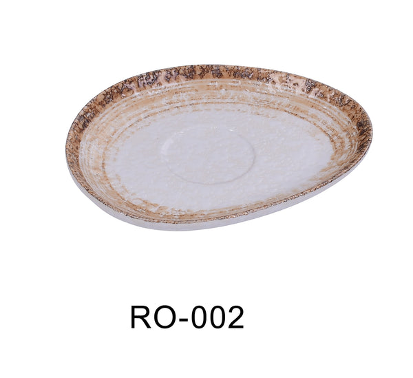 Yanco Rockeye-2 Chinaware 6" X 4 1/2" SAUCER