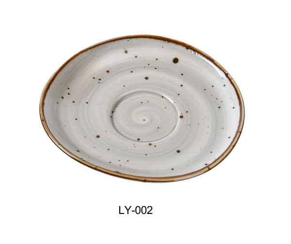 Yanco Lyon Chinaware 6 1/2" X 3/4"SAUCER