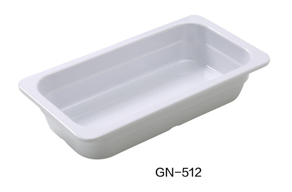 Yanco GN Pan Melamine 12.8" X 6.93" X 2.56" / 325 X 176 X 65mm PAN, GN 1/3