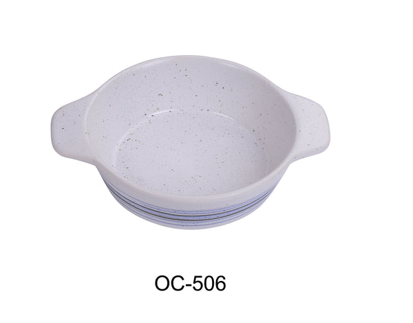 Yanco Ocean Chinaware 6 1/2" X 5" X 1 3/4" BAKE DISH WITH EARS 7 OZ