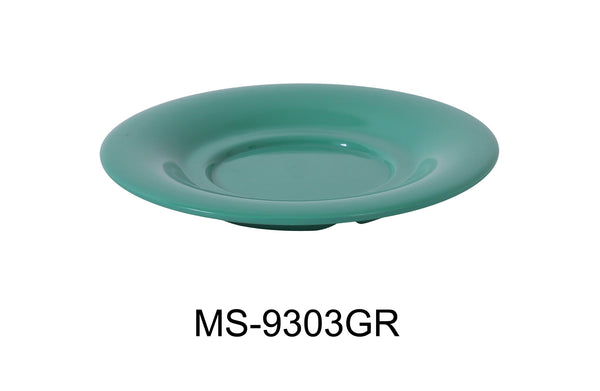 Yanco Milestone Melamine 5 1/2" SAUCER FOR 303/313/5044/9018 GREEN