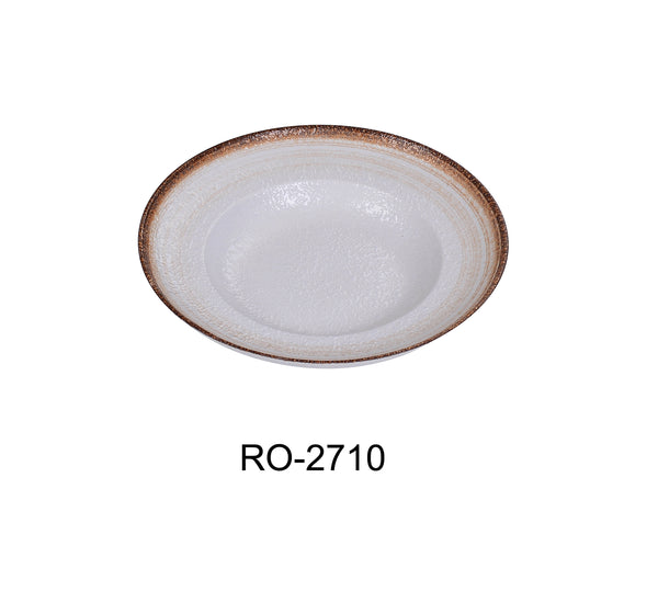 Yanco Rockeye-2 Chinaware 10 1/2" X 2" MEDITERRANEAN PASTA BOWL 18 OZ