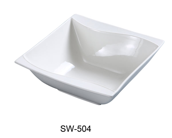 Yanco Sea Wave Chinaware 4" DESSERT BOWL 5 OZ