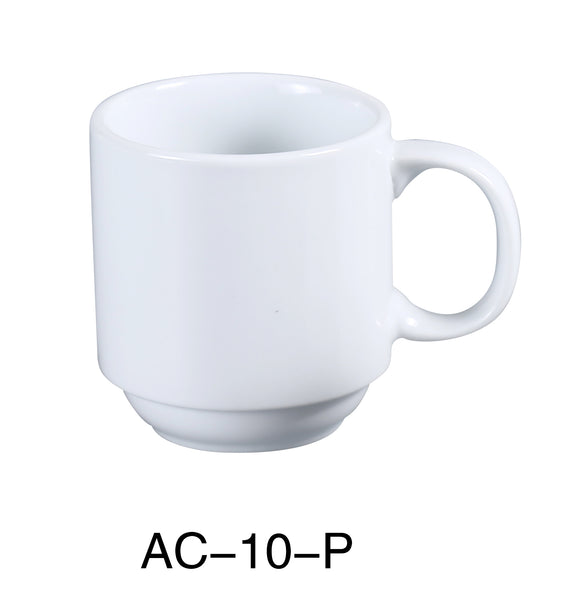 Yanco Abco Chinaware 3 1/2" PRIME MUG 10 OZ