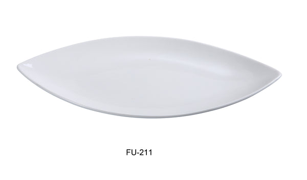 Yanco Fuji Chinaware 11" X 5 1/2" OVAL PLATE