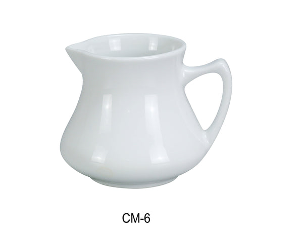 Yanco Accessories Chinaware 3 " X 3 1/2" CREAMER 6 OZ