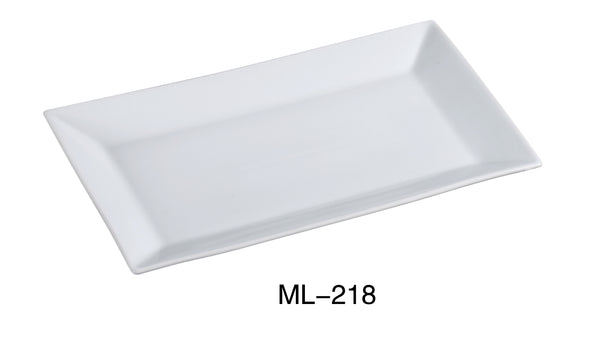 Yanco Main Land Chinaware 18 x 10 1/2" RECTANGULAR PLATE