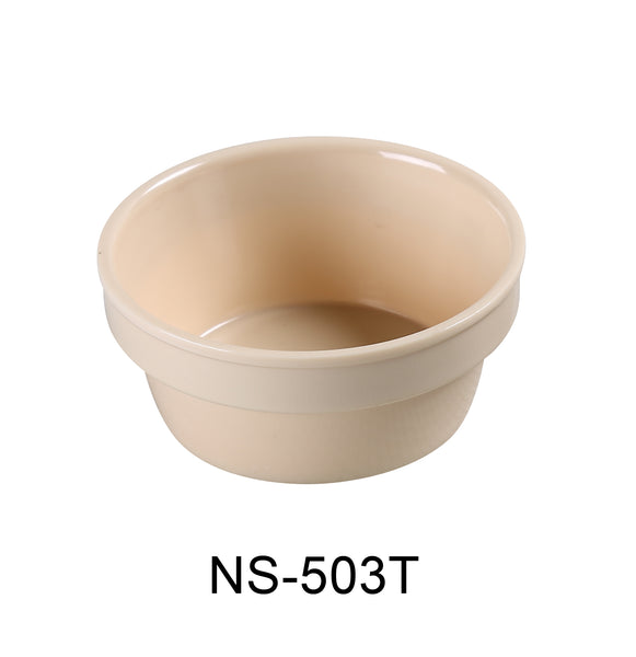 Yanco Nessico Melamine 3 7/8" SAUCE CUP/RAMEKIN 4 OZ TAN