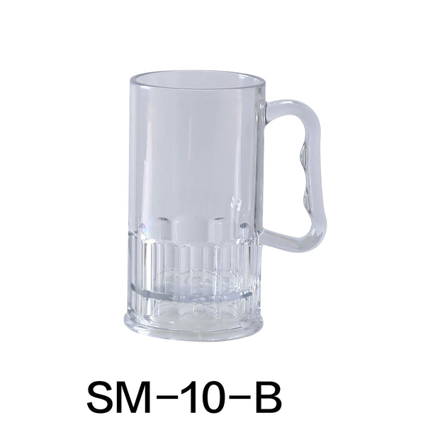 Yanco Stemware Plastic 10 OZ BEER MUG 2 3/4" X 5"