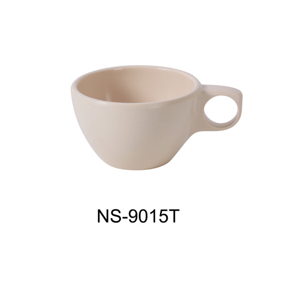 Yanco Nessico Melamine 3 3/4" OVIDE CUP 7 OZ TAN