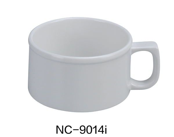 Yanco Accessories (Melamine) Melamine 4" X 2 3/4" SOUP MUG IVORY - 12 OZ