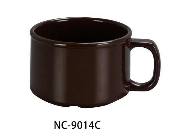 Yanco Accessories (Melamine) Melamine 4" X 2 3/4" SOUP MUG CHOCOLATE 12 OZ